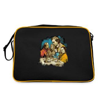 Chess science - Retro Bag - black/gold - Back