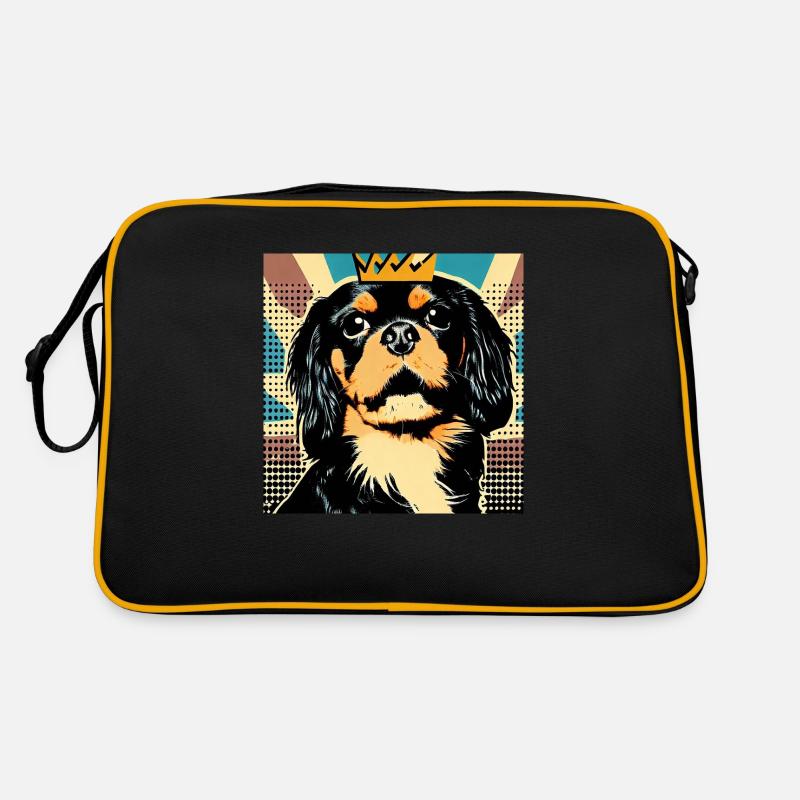 King charles Spaniel Retro Bag