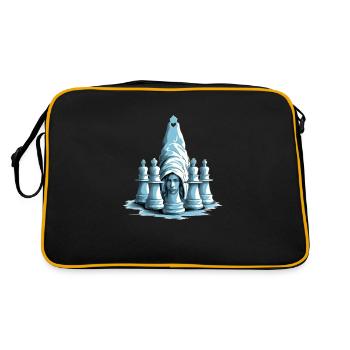 Laurent déguisé en pièce - Sac Retro - noir/or - Dos