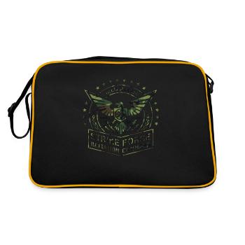 Army Military Air Force Navy Marines Amérique États-Unis - Sac Retro - noir/or - Dos