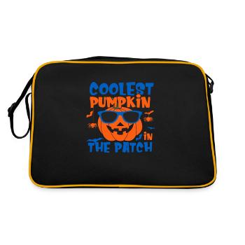Coolest Pumpkin in the Patch - Retro Bag - black/gold - Back
