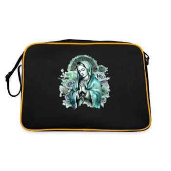 Holly Mary Maria Madonna Mariana Virgin Mary Holy - Retro Bag - black/gold - Back