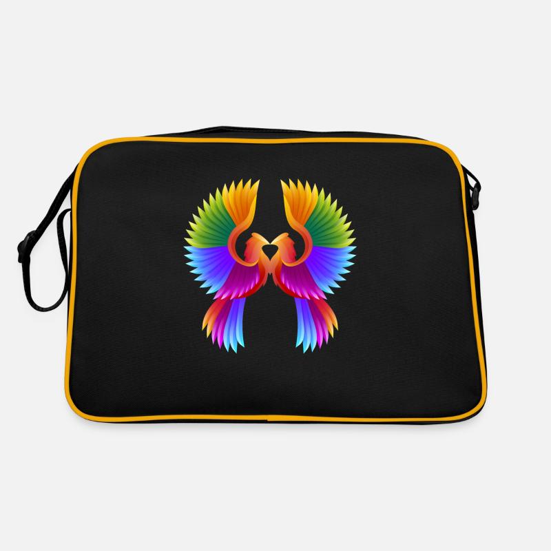 Phönix der Herzen Retro Tasche