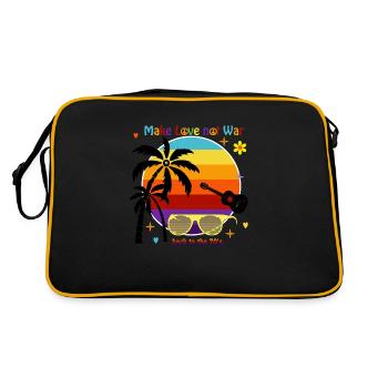 Back to the 70s - Retro Bag - black/gold - Back
