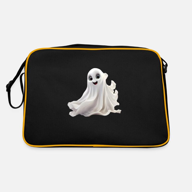 Ghost - Ein kleiner niedlicher Geist Retro Tasche