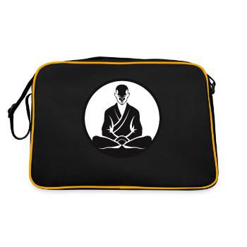 train the mind - Retro Bag - black/gold - Back
