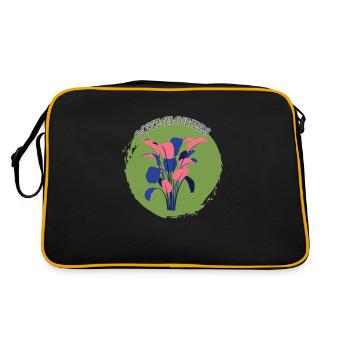 Fleurs Fleurs Amour proche de la Nature - Sac Retro - noir/or - Dos