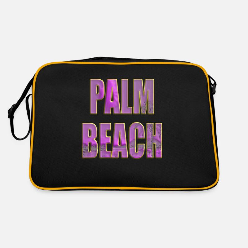 PalmBeach - Retro Tasche - Schwarz/Gold
