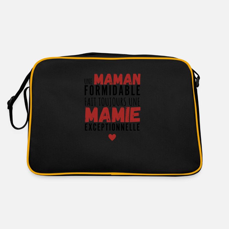 Une maman formidable une mamie exceptionnelle Sac Retro