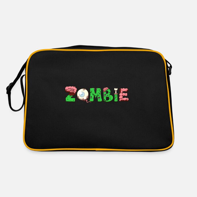 Zombie-Text Retro Tasche
