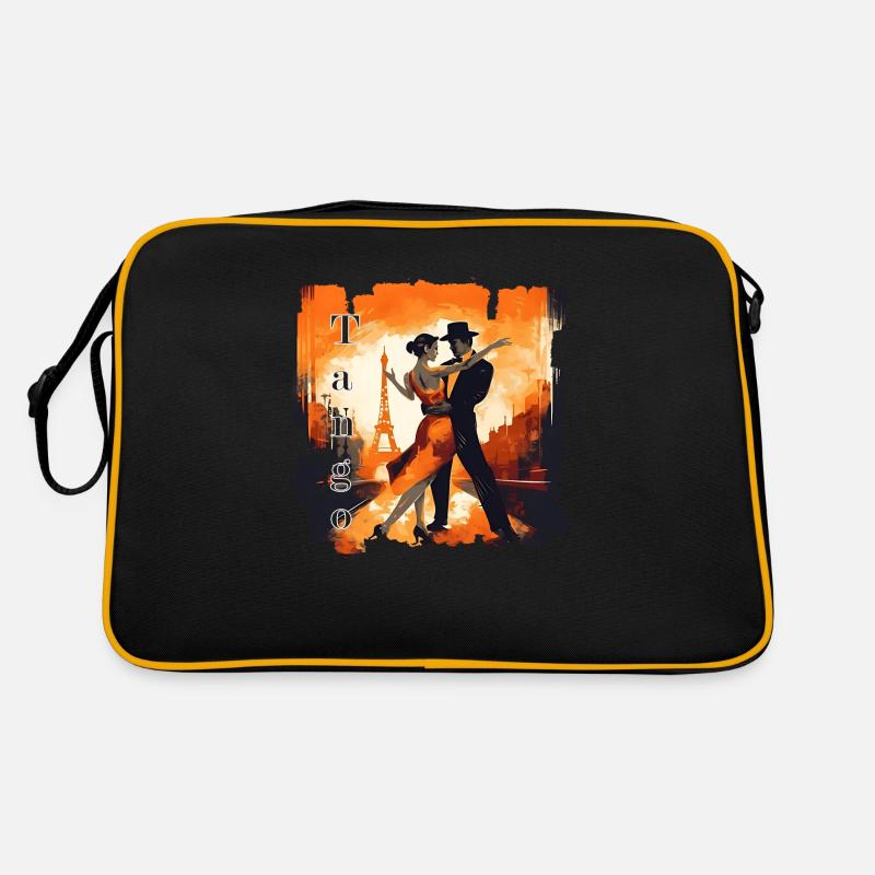 Der Tango wird oft bei Milongas getanzt Retro Tasche