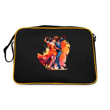 Mambo is known all over the world - Retro Bag - black/gold - Back