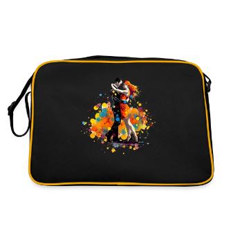 Dancing as an art - Retro Bag - black/gold - Back