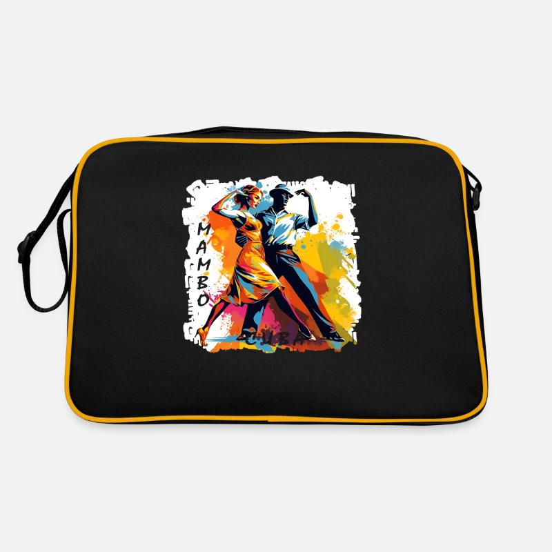 Durch tanzen Soziale Kontakte pflegen Retro Tasche