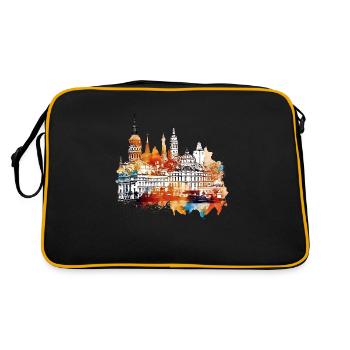 Madrid est la capitale dynamique de l’Espagne - Sac Retro - noir/or - Dos