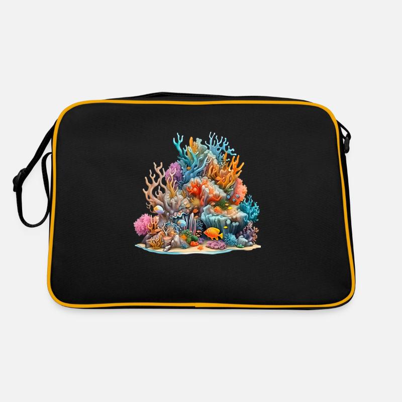 Das Great Barrier Reef, ein Naturwunder Retro Tasche