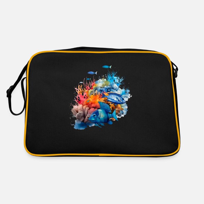 Das Great Barrier Reef ist ein Paradies Retro Tasche