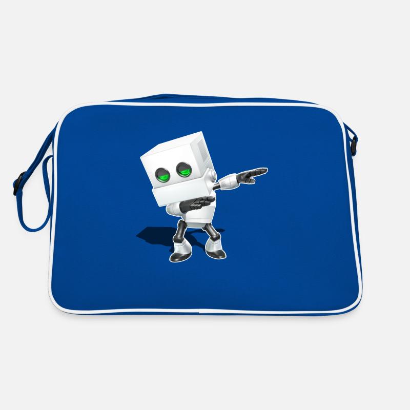 Dabbing Chibi Robot Retro Bag