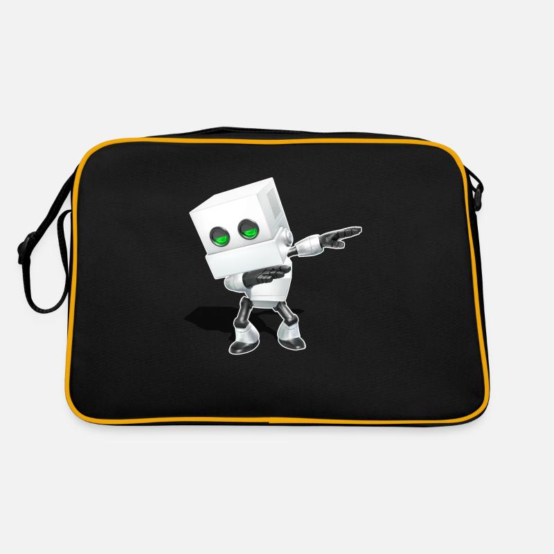 Dabbing Chibi Robot Sac Retro