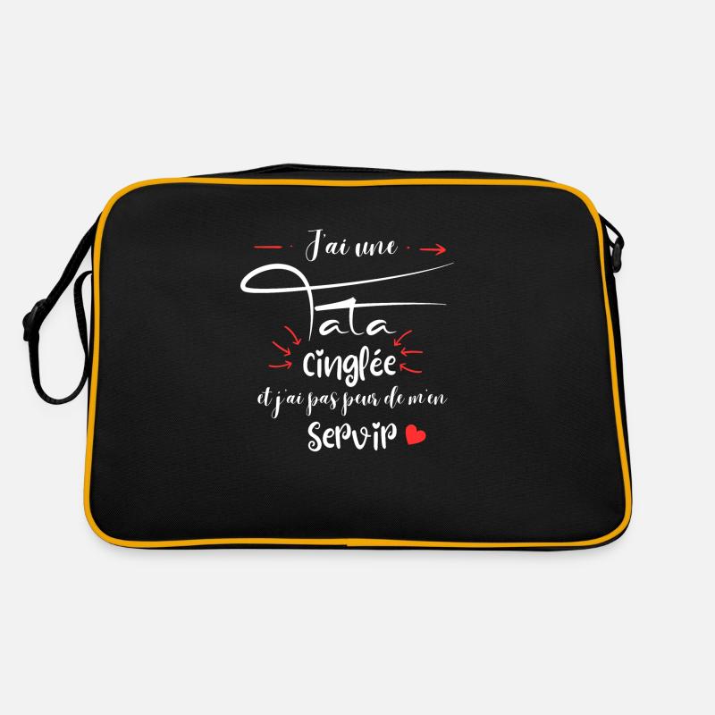 J’ai une tata cinglée Sac Retro