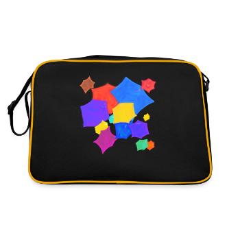 BUBBLES OF A HYPERBOLIC PLANET V T-shirt - Retro Bag - black/gold - Back