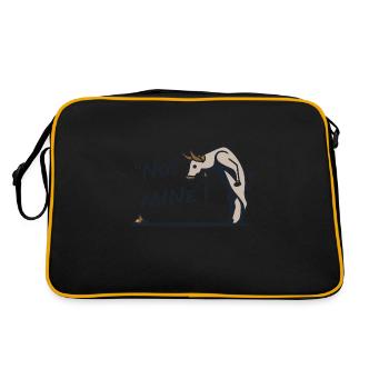 Pas le mien! - Sac Retro - noir/or - Dos
