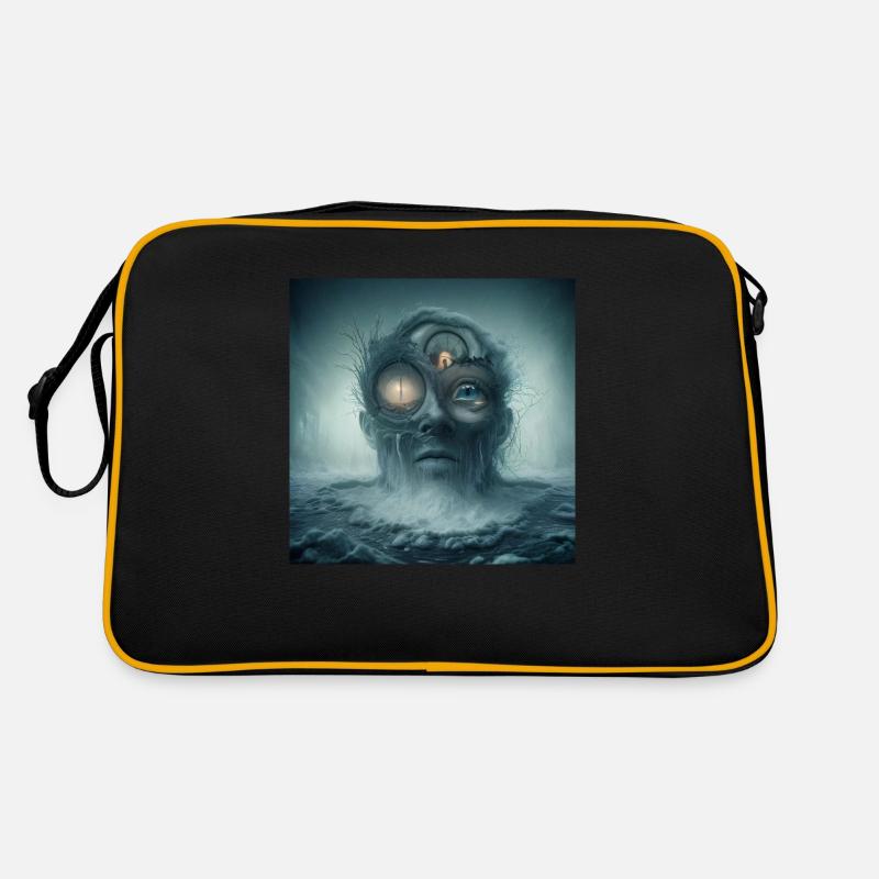Angst - Retro Tasche - Schwarz/Gold