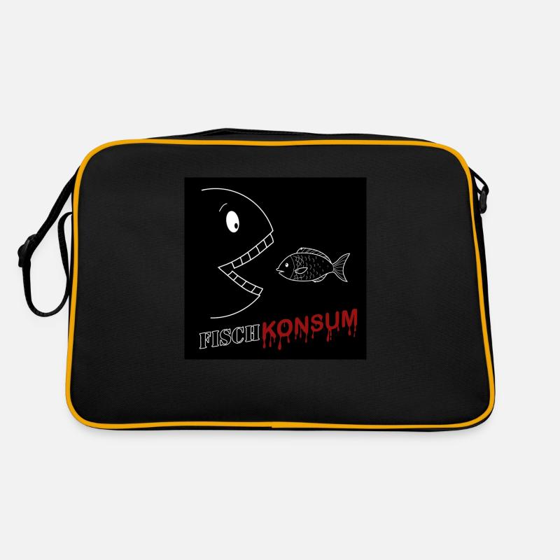 Fischkonsum Retro Tasche