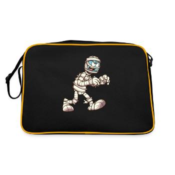Walking Mummy - Retro Bag - black/gold - Back