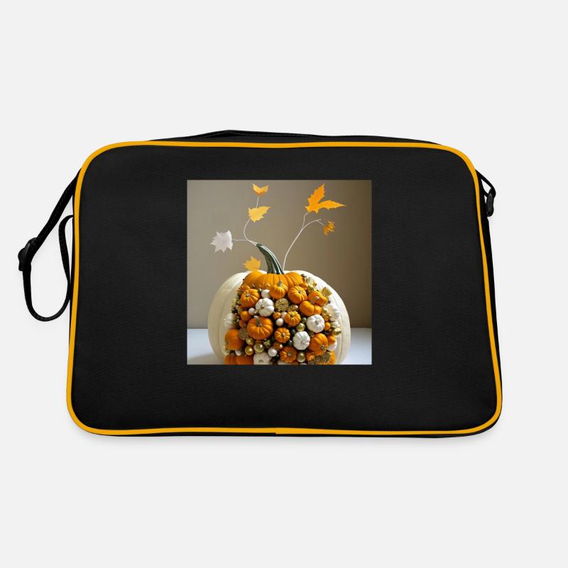 Halloween Kürbis Retro Tasche