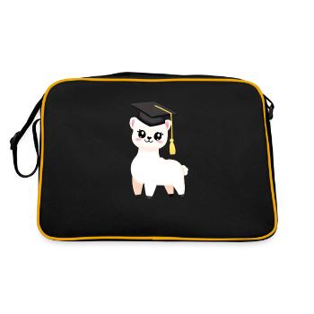 Alpaga Studies Bachelor Graduate School Diploma - Sac Retro - noir/or - Dos