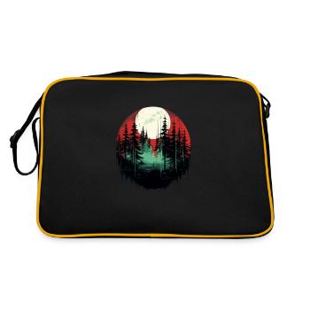 Mystic Forest - Blood Red Sky - Retro Bag - black/gold - Back