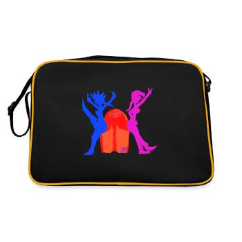 Lingua Linguae V2 00 - Sac Retro - noir/or - Dos
