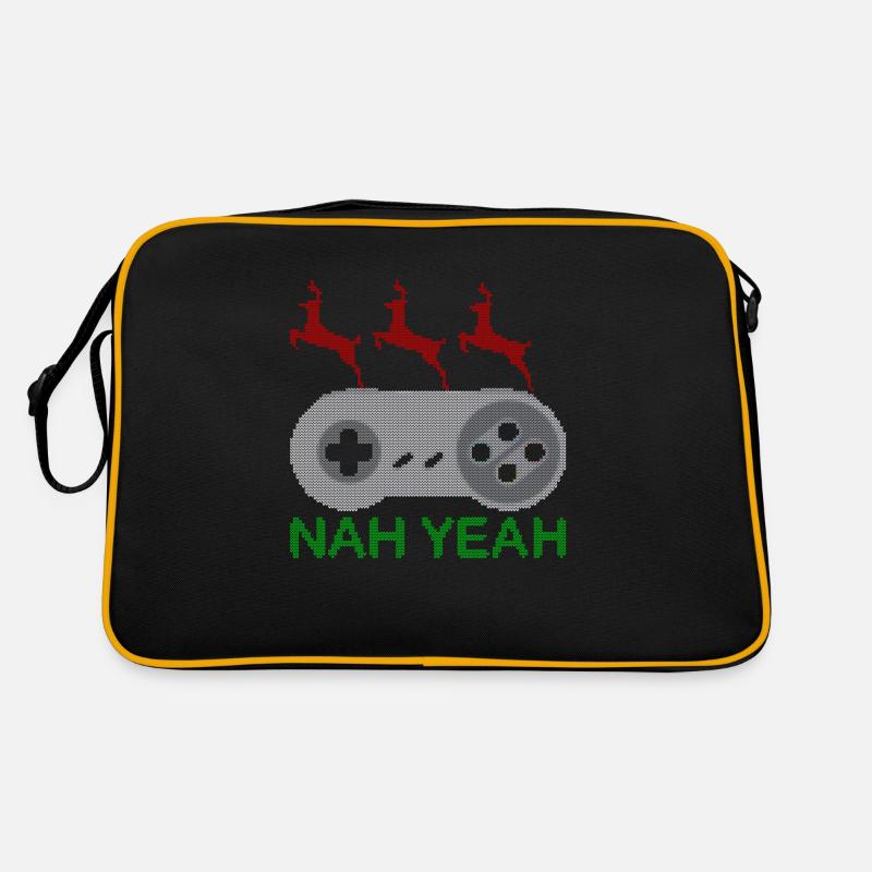 Yeah nah Ugly Christmas Gaming Retro Bag