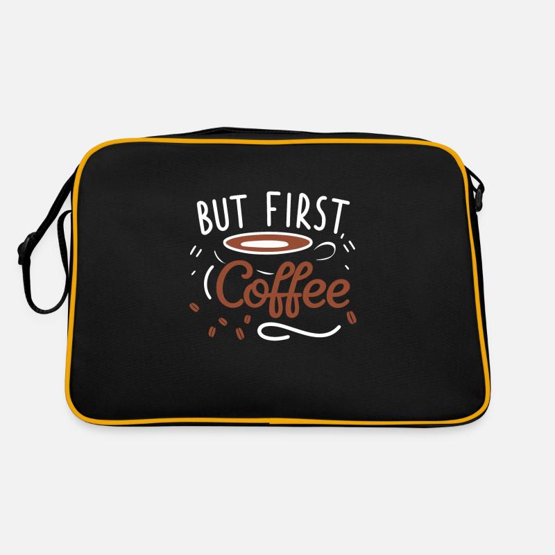 But First, Coffee Retro Tasche