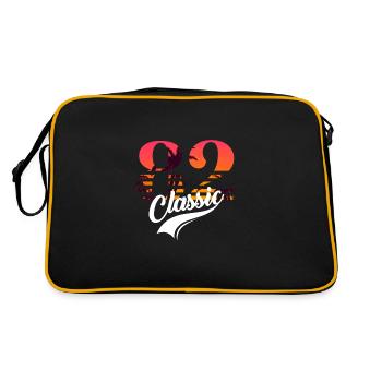 Vintage 1982-82nd Birthday - Retro Bag - black/gold - Back