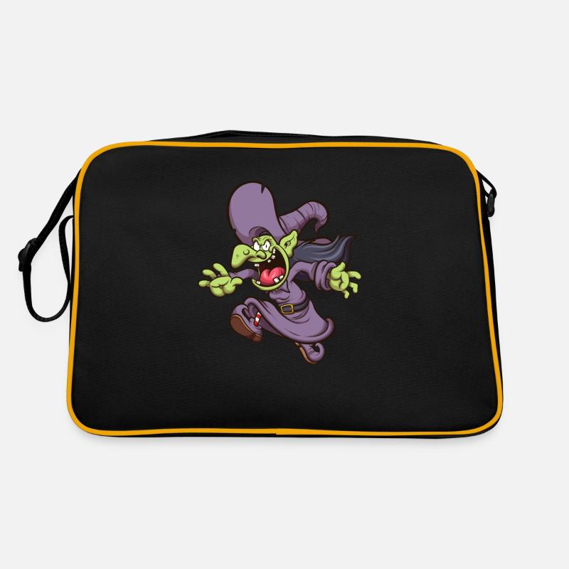 Sorcière de dessin animé Sac Retro