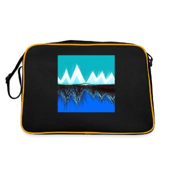 Dreamlike highs and hidden lows - Retro Bag - black/gold - Back