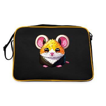 Sushi Mouse - Retro Bag - black/gold - Back