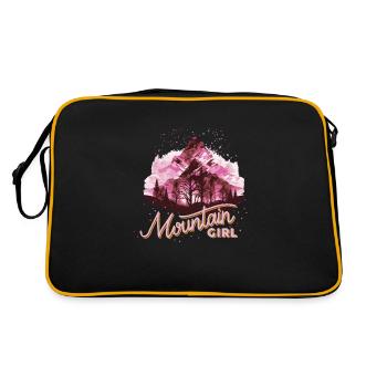 Mountain Girl Colorful - Retro Bag - black/gold - Back
