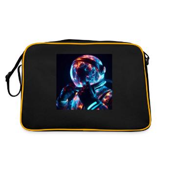 Spaceman - Retro Bag - black/gold - Back