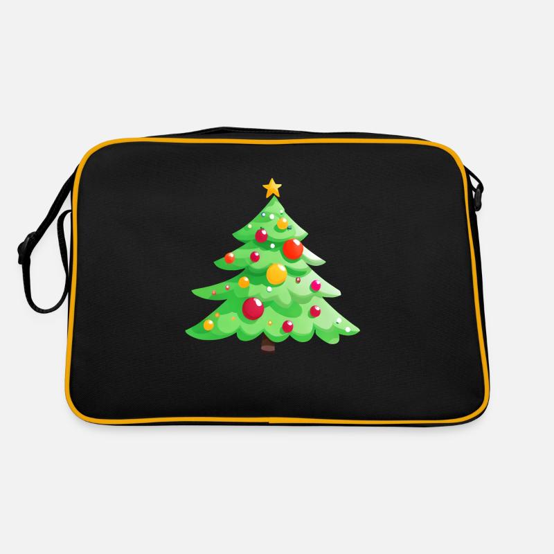 Weihnachtsbaum Geschenk Tannenbaum Weihnachten Retro Tasche