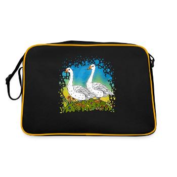 4619 - Retro Bag - black/gold - Back