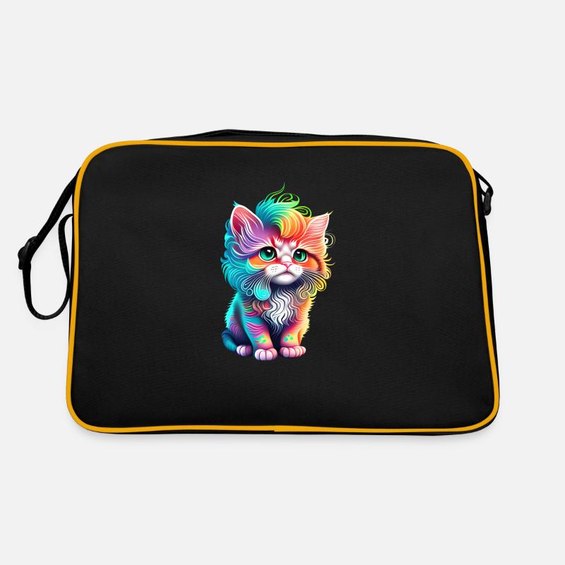 Chat, Chat domestique, Propriétaire de chat, Chaton de compagnie Sac Retro