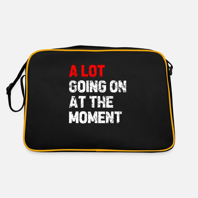 A Lot Going On at the Moment Retro Bag