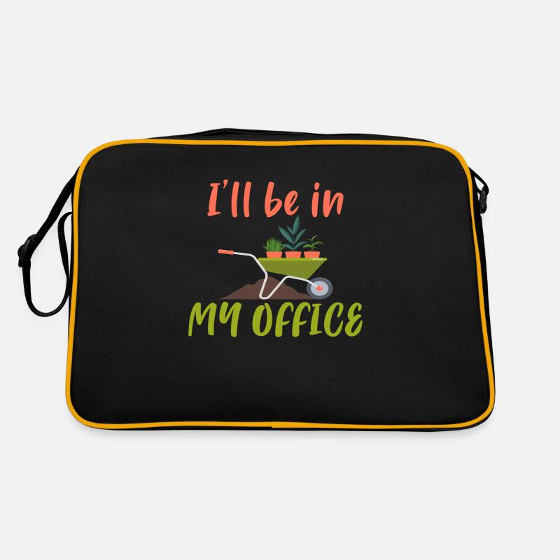 I´ll be in my Office Retro Tasche