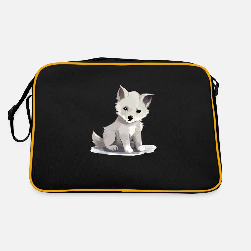 Aki le bébé loup Sac Retro