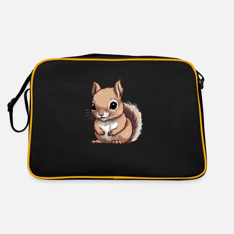 Ali das Eichhörnchenbaby Retro Tasche