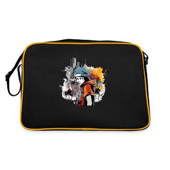 Urban Théo - Retro Bag - black/gold - Back