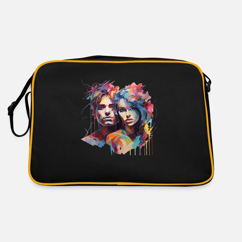 Kunstpärchen Retro Tasche